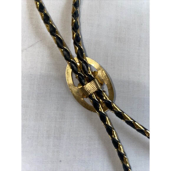 Black Hills Gold J Co. Grape Cluster Bollo Tie With Infinity Symbol 10k-12k Gold - Picture 10 of 12